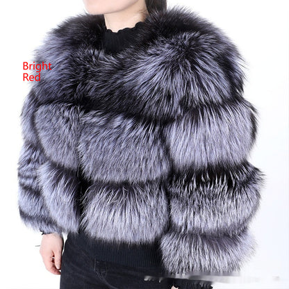 Regal Frost Raccoon Fur Jacket