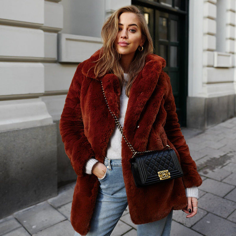 The Sienna Plush Faux Fur Coat