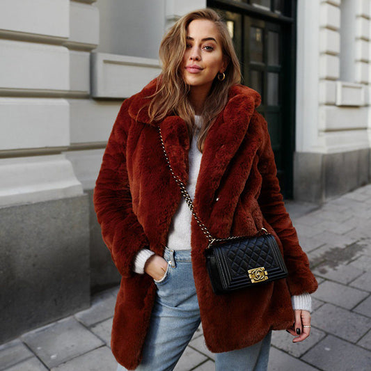 The Sienna Plush Faux Fur Coat