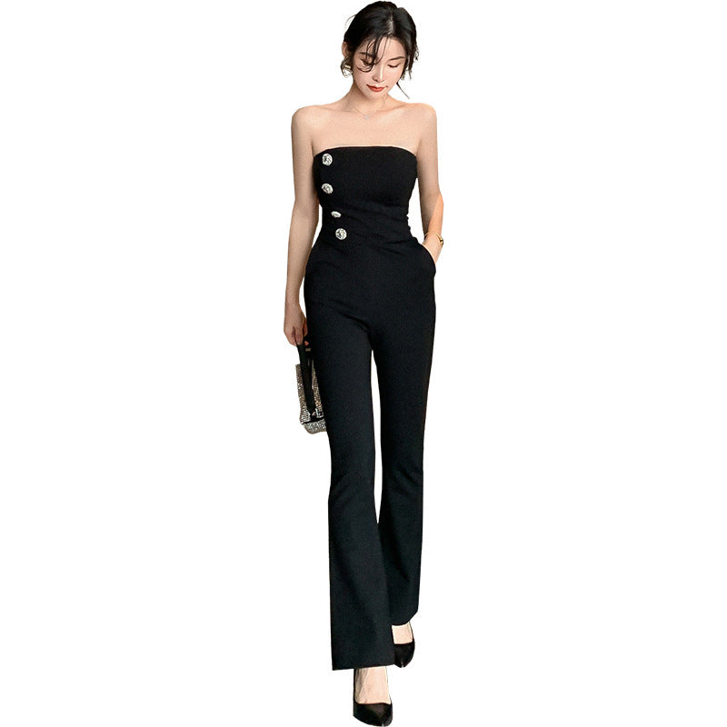 High waist jumpsuit