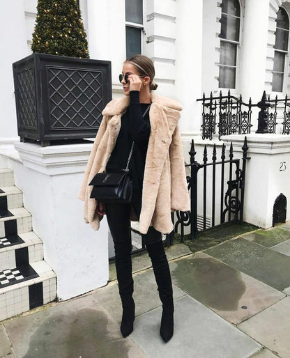 The Sienna Plush Faux Fur Coat