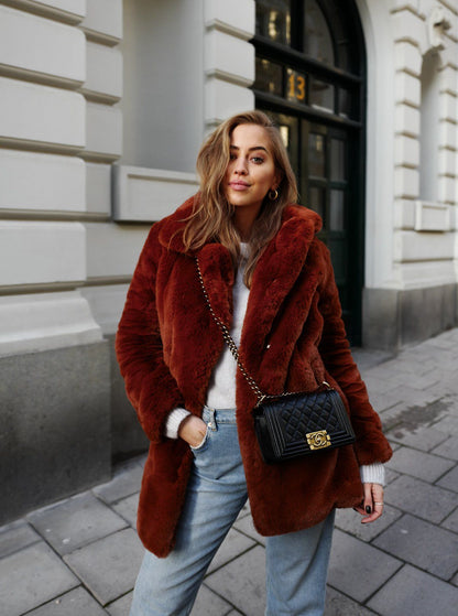 The Sienna Plush Faux Fur Coat