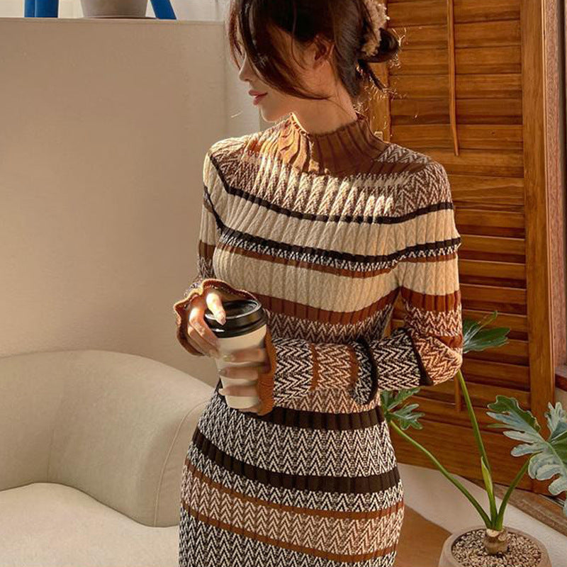 The Milan Cozy Knit Midi Dress