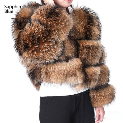 Regal Frost Raccoon Fur Jacket